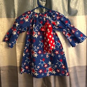 Fourth of July toddler dress